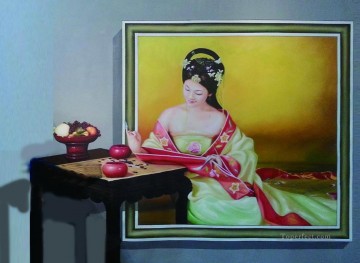 Magia 3D Painting - doncella china modelo 3d